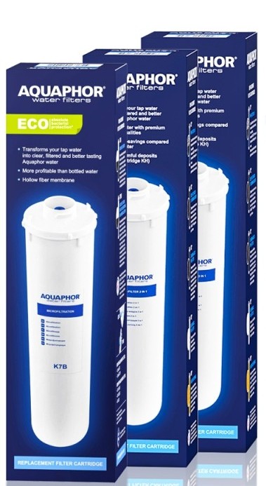 Zestaw wkładów filtrujących Aquaphor Kryształ B ECO K3 K7B K7