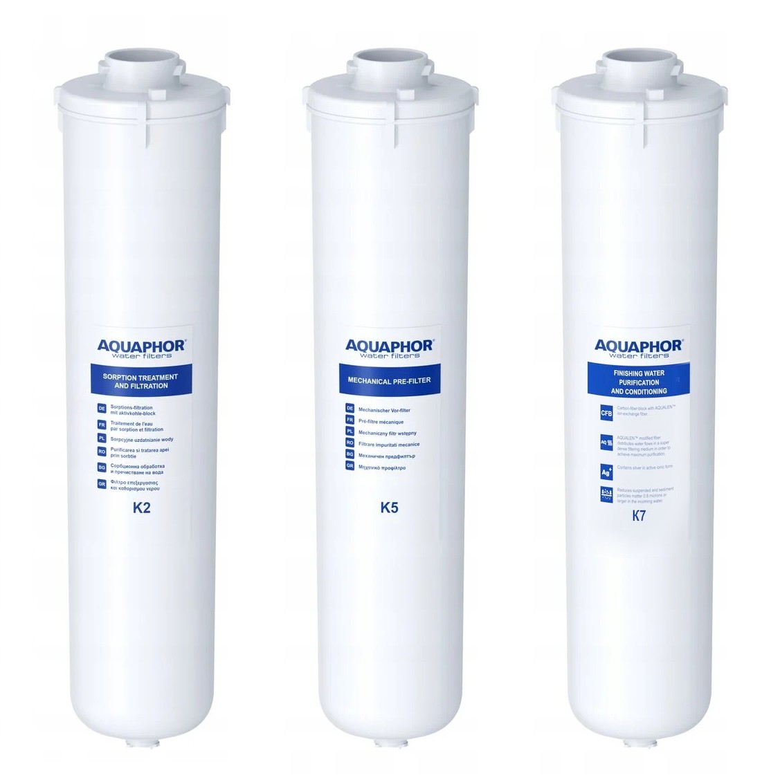 Zalety zestawu filtrów Aquaphor K2 K5 K7
