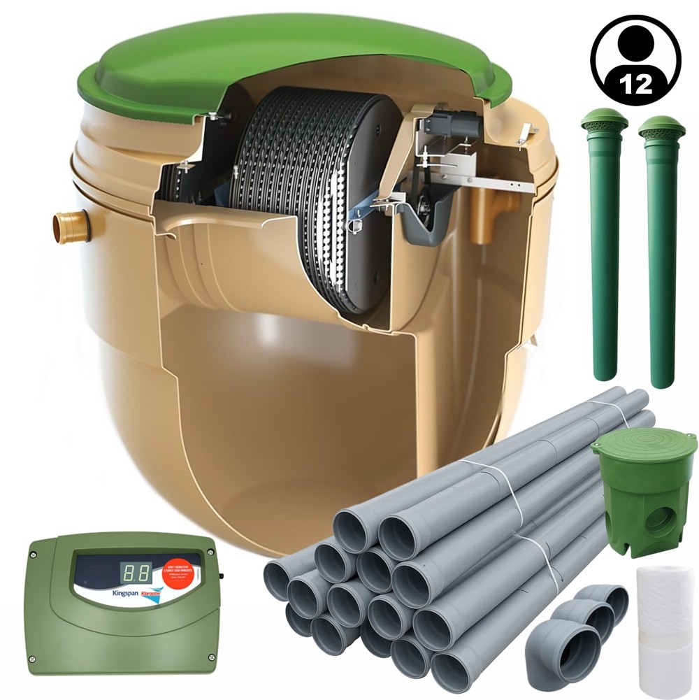 Oczyszczalnia biologiczna Kingspan BioDisc BB + drenaż 36 mb