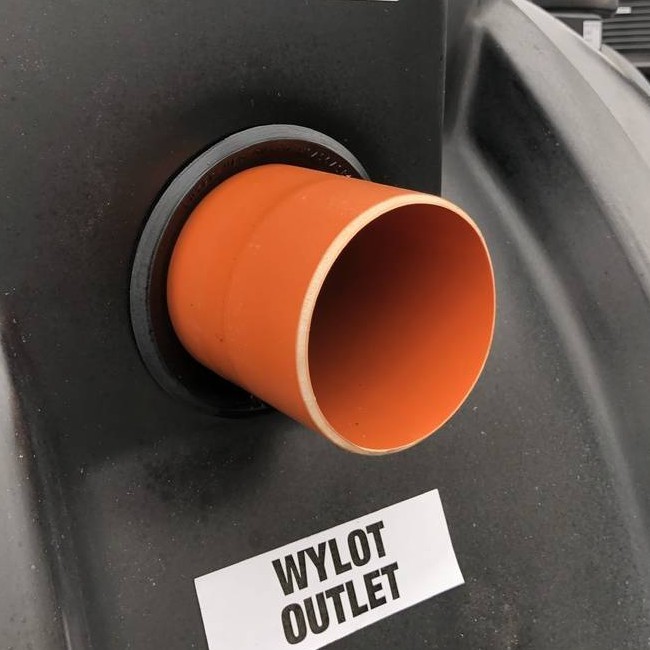 Uszczelka DN 110 ST Delfin - wymiary techniczne