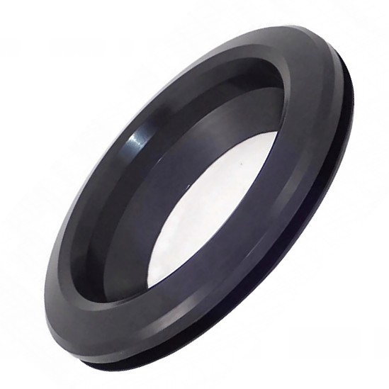 Uszczelka wlotowa DN 110 ST Delfin - widok boczny i szczegóły wykonania