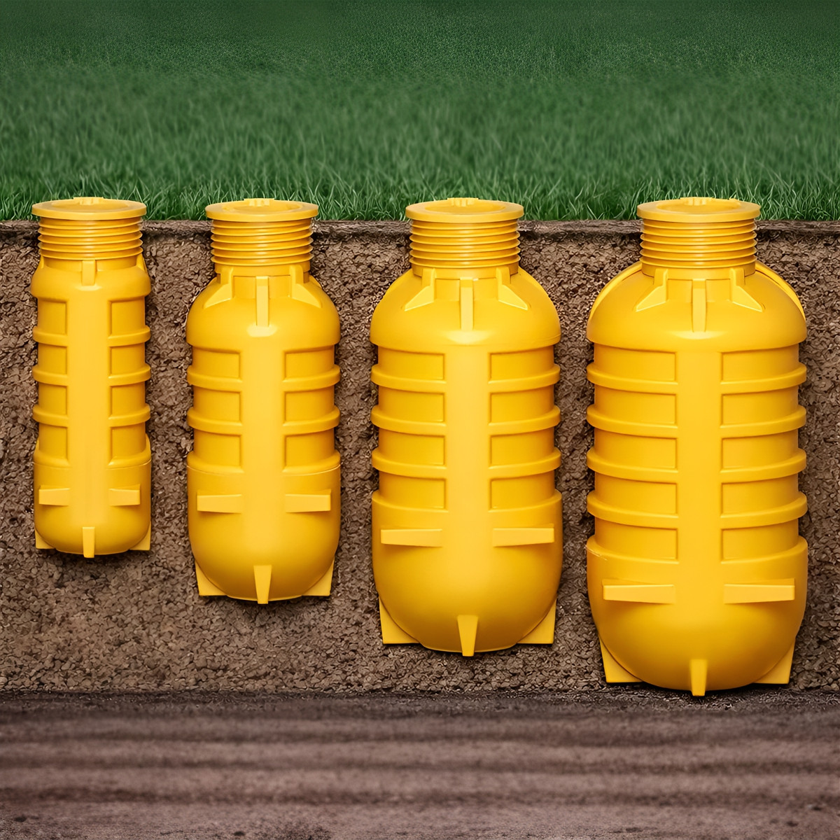 Warianty wysokości i pojemności przepompowni ścieków Marseplast