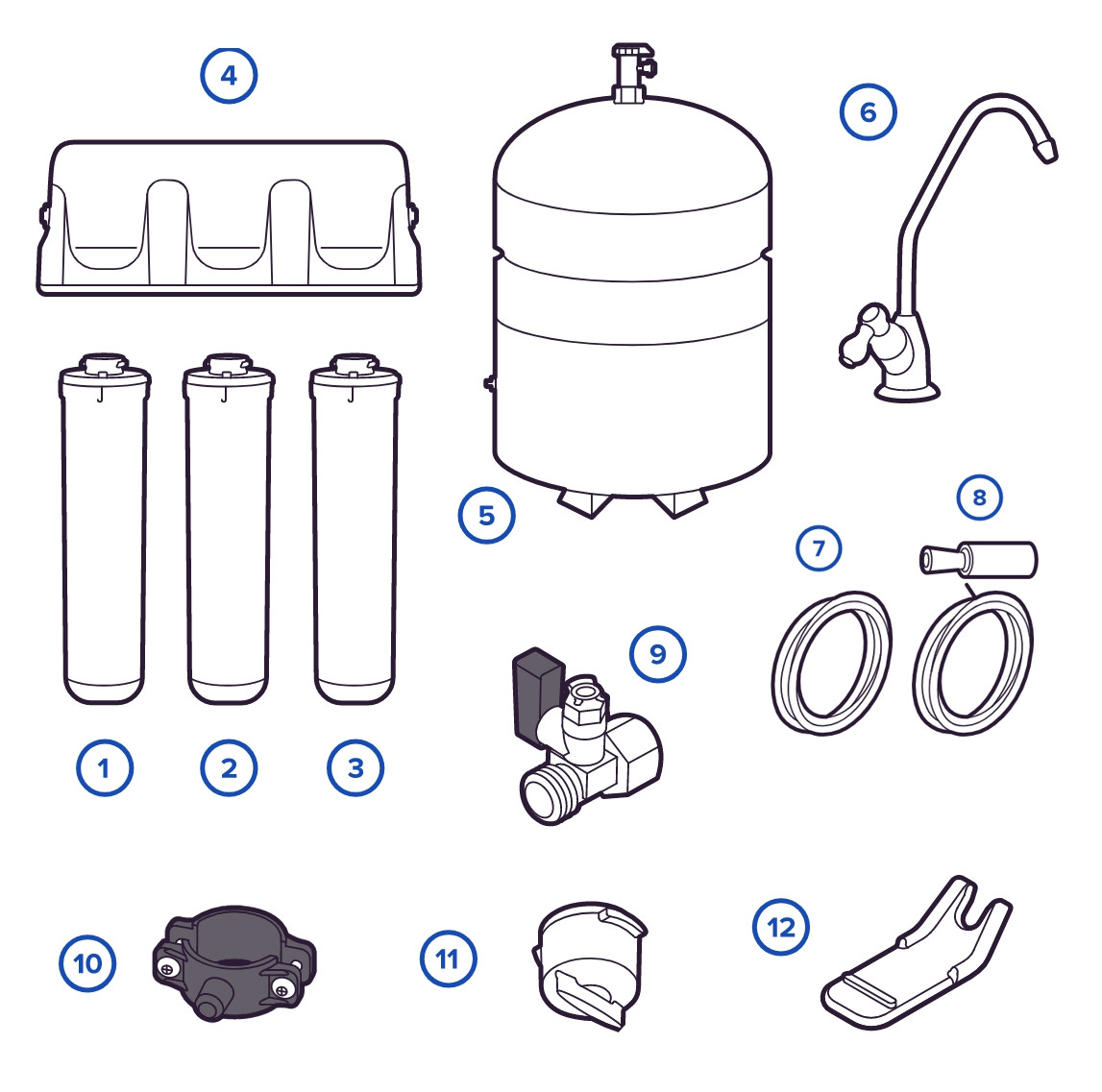 Zawartość zestawu Aquaphor Osmo Pro 50