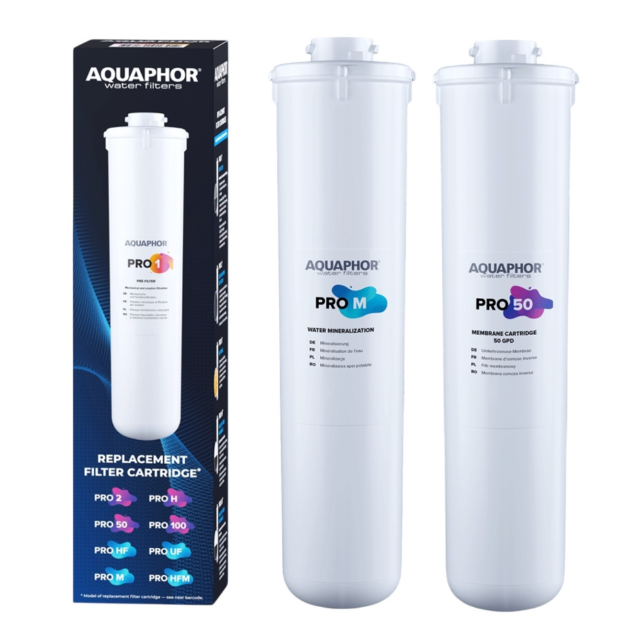 Etapy filtracji Aquaphor Osmo Pro 50