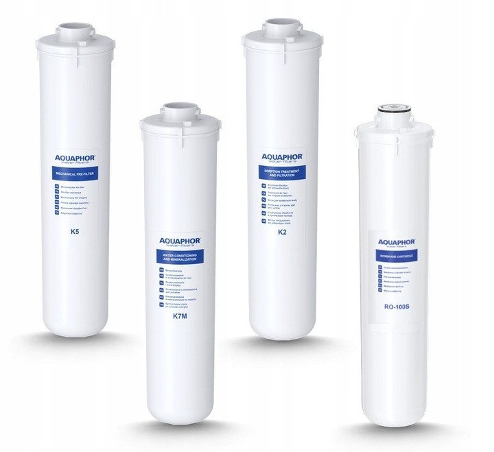 Wkłady filtracyjne Aquaphor K5 K2 RO-100S K7M