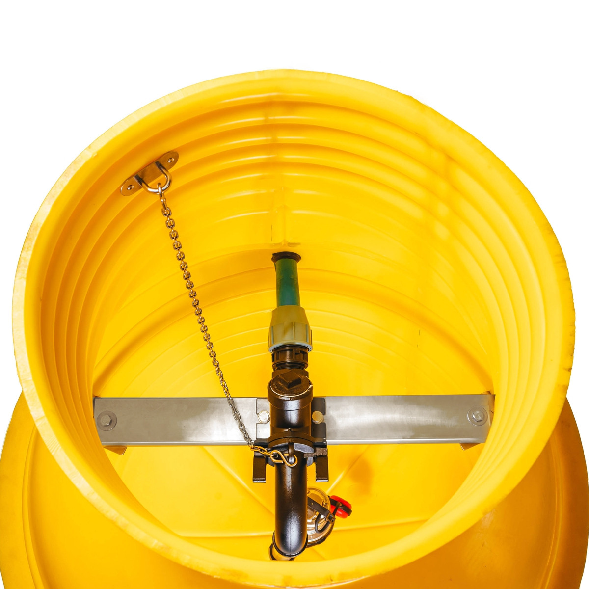 Elementy zestawu montażowego przepompowni ścieków